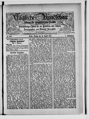 Tägliche Rundschau vom 16.08.1887