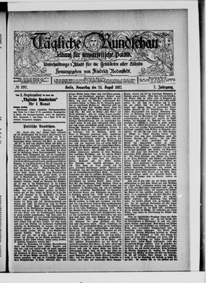 Tägliche Rundschau vom 25.08.1887