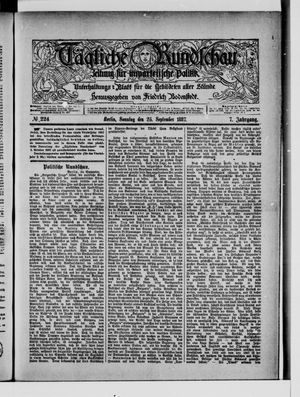 Tägliche Rundschau vom 25.09.1887
