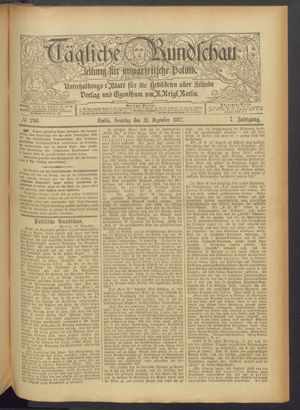 Tägliche Rundschau vom 18.12.1887