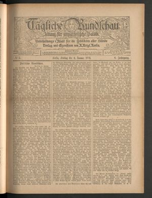 Tägliche Rundschau vom 06.01.1888