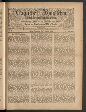 Tägliche Rundschau vom 07.01.1888