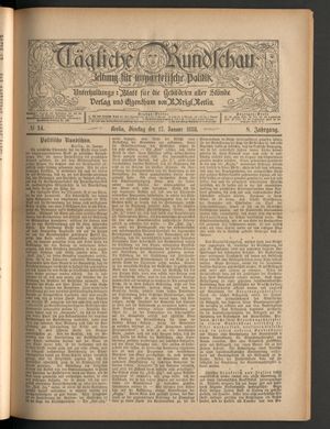 Tägliche Rundschau vom 17.01.1888