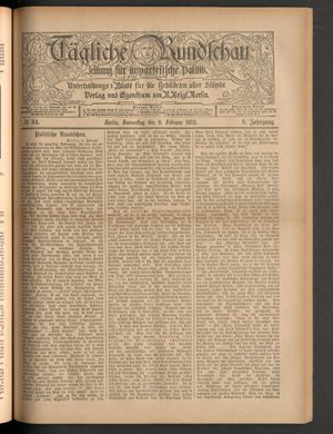 Tägliche Rundschau vom 09.02.1888