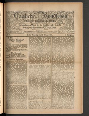 Tägliche Rundschau vom 23.02.1888