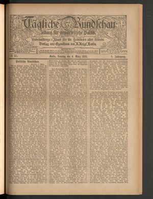 Tägliche Rundschau vom 04.03.1888
