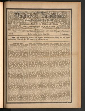 Tägliche Rundschau vom 11.03.1888