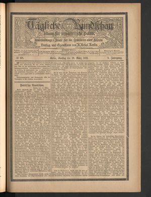 Tägliche Rundschau vom 20.03.1888