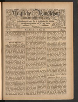 Tägliche Rundschau vom 28.03.1888