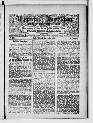 Tägliche Rundschau vom 09.05.1888
