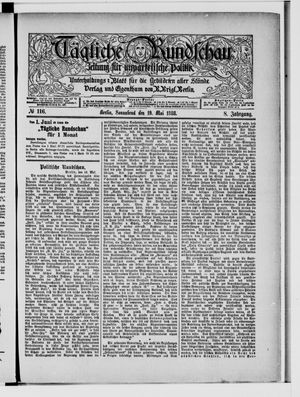 Tägliche Rundschau vom 19.05.1888