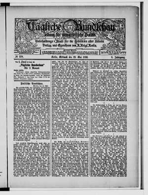 Tägliche Rundschau vom 23.05.1888