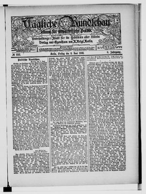 Tägliche Rundschau vom 08.06.1888