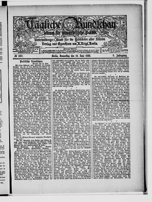 Tägliche Rundschau vom 14.06.1888