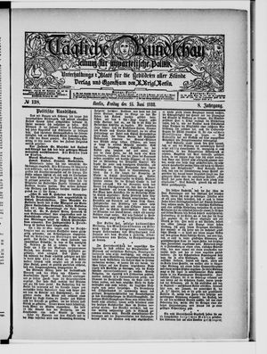Tägliche Rundschau on Jun 15, 1888
