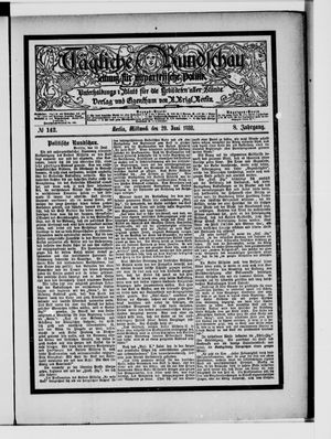 Tägliche Rundschau vom 20.06.1888