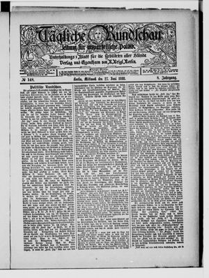 Tägliche Rundschau vom 27.06.1888