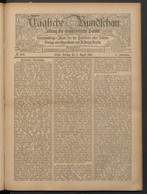 Tägliche Rundschau vom 07.08.1888