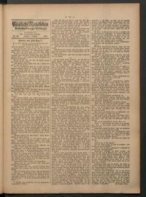 Tägliche Rundschau vom 07.08.1888