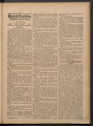 Tägliche Rundschau vom 22.08.1888