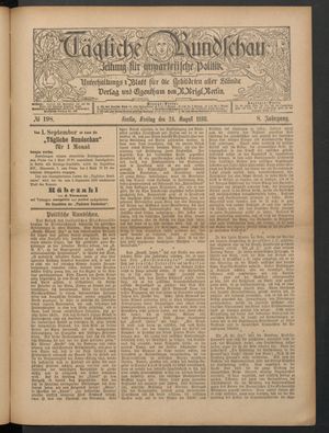 Tägliche Rundschau vom 24.08.1888