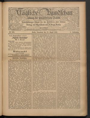 Tägliche Rundschau vom 25.08.1888
