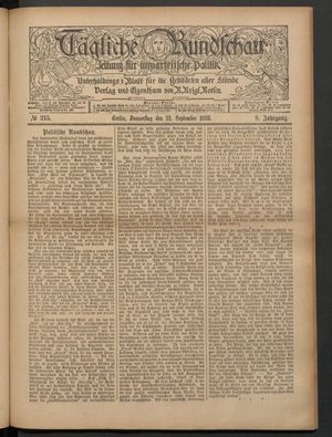 Tägliche Rundschau vom 13.09.1888