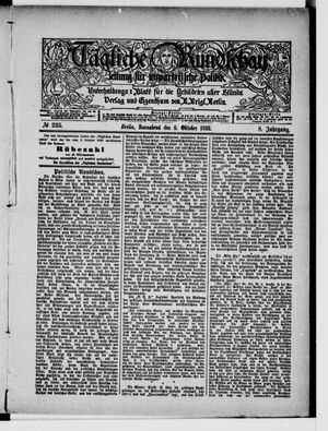Tägliche Rundschau vom 06.10.1888