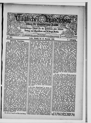 Tägliche Rundschau vom 13.11.1888