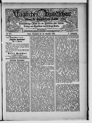 Tägliche Rundschau vom 24.11.1888