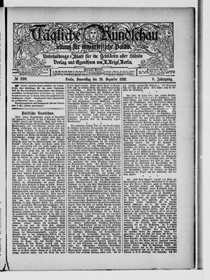 Tägliche Rundschau vom 20.12.1888