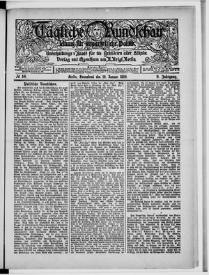 Tägliche Rundschau vom 19.01.1889