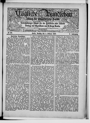 Tägliche Rundschau vom 05.02.1889