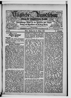 Tägliche Rundschau on Feb 24, 1889