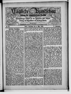 Tägliche Rundschau vom 09.03.1889