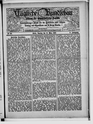Tägliche Rundschau vom 10.03.1889