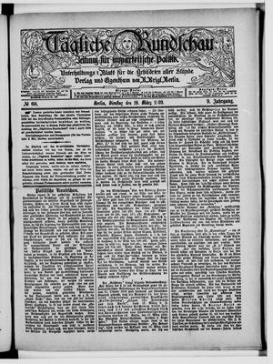 Tägliche Rundschau vom 19.03.1889