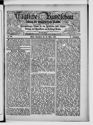 Tägliche Rundschau vom 23.03.1889