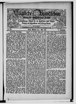 Tägliche Rundschau vom 01.05.1889