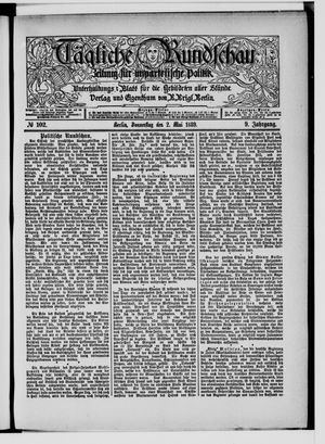 Tägliche Rundschau vom 02.05.1889