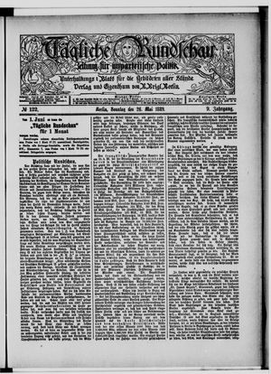 Tägliche Rundschau vom 26.05.1889