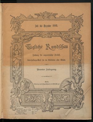 Tägliche Rundschau vom 01.07.1889