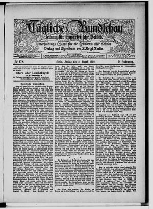 Tägliche Rundschau vom 02.08.1889