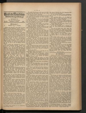 Tägliche Rundschau vom 24.08.1889