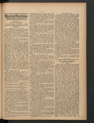 Tägliche Rundschau vom 26.09.1889