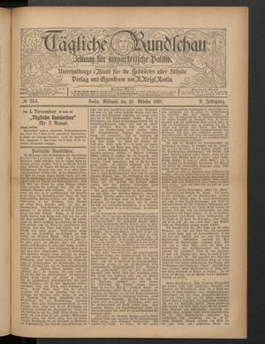 Tägliche Rundschau vom 30.10.1889