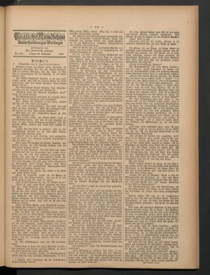 Tägliche Rundschau vom 22.11.1889