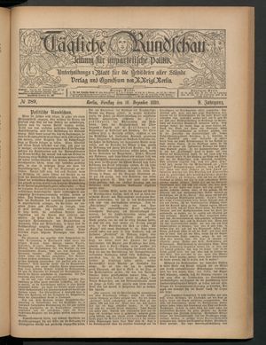 Tägliche Rundschau vom 10.12.1889