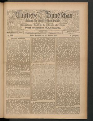 Tägliche Rundschau vom 14.12.1889