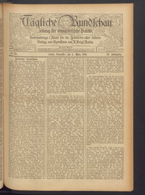 Tägliche Rundschau vom 06.03.1890